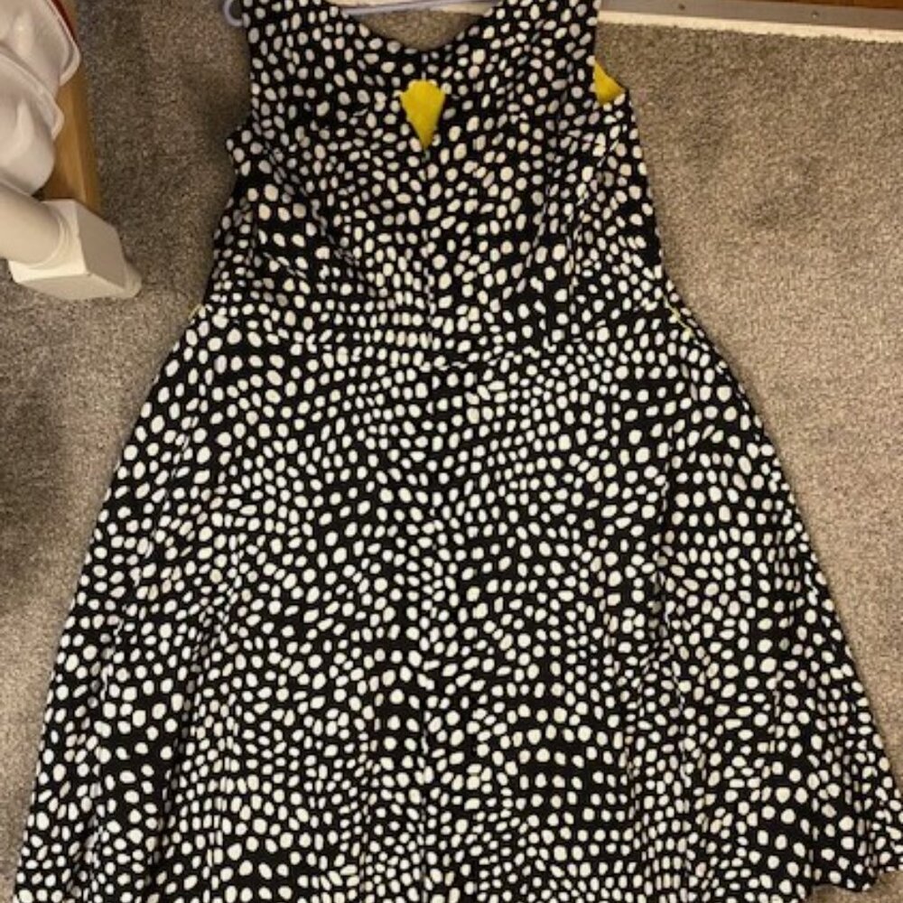 Simple & Stylish Shift Polka Dot Dresses Fit and Flare Styling. - Picture 5 of 13